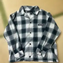 DEADLINE 長袖シャツ グリーン系チェック