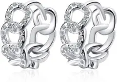 ピアス レディース スワロフスキーブランド ステンレス シルバー ゴールド CZ