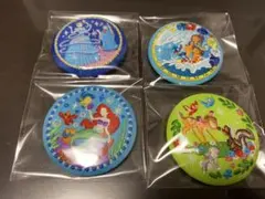 ディズニー刺繍缶バッジ4点セット②