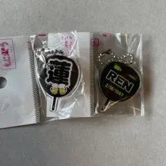 ガチャガチャ もじパラ 応援うちわ型アクキー　snowman 目黒蓮 54