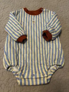 This and That ストライプロンパース ブルー　70サイズ