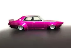 ホットウィールカスタム LBWK ケンメリ ロングノーズ ✩段リム☆トミカ