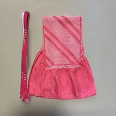 帯揚げ 帯締め セット ピンク 絞り
