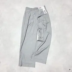【ビームスデザイン】タックテーパードスラックスパンツ グレー 春夏 M相当