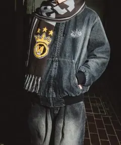 NINETY デニムジャケット フード付き