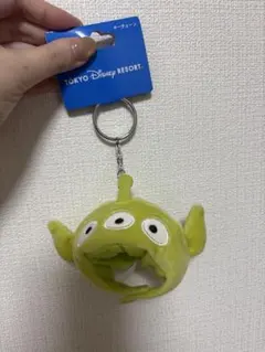 ディズニー リトルグリーンメン ファンキャップ キーチェーン
