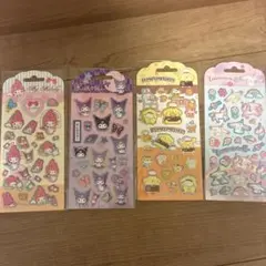 Sanrio キャラクターシールセット 4パック