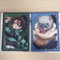 鬼滅の刃　無限城編　箔押しランダムカード　竈門炭治郎　嘴平伊之助