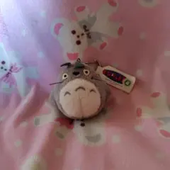 タグ付きとなりのトトロマスコットキーホルダー人形グッズぬいぐるみミニレトロ