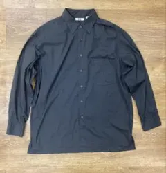 美品 UNIQLO U ユニクロユー オーバーブロードシャツ Lサイズ グレー