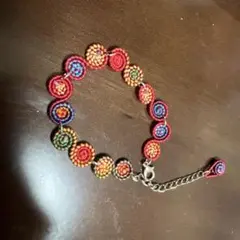 カラフル　スパイラルブレスレット　手作り