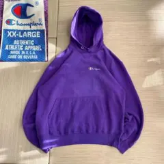 タ*カ様 90s USA製 チャンピオン プルオーバー パーカー 青タグ パープ