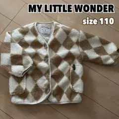 マイリトルワンダー　ボアジャケット　キッズ　男女兼用　size110