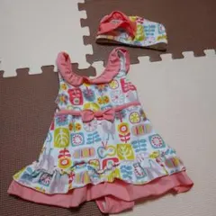 水着 帽子 セット(ピンク) 90センチ