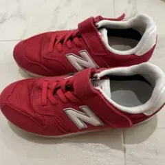 New Balance 373 赤 キッズスニーカー　19.5