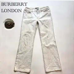 【BURBERRY LONDON】デニム カジュアル コットン アイボリー S