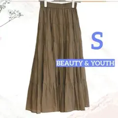 BEAUTY&YOUTH UNITED ARROWSティアードロングスカート　Sのサムネイル