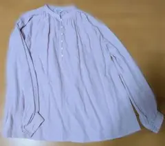 LOISIR リネン混ブラウス ピンクのサムネイル
