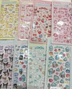 サンリオキャラクター シール 8シートセット