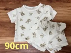 クマ柄Tシャツとショートパンツセット