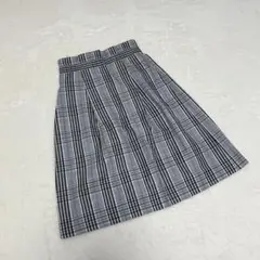 美品【アンタイトル】UNTITLED チェック柄 フレアスカート サイズ1