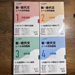 新・現代文レベル別問題集 1〜4 セット