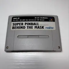スーパーピンボール　ビハインド　ザ　マスク　端子清掃済み　スーパーファミコン