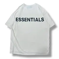ESSENTIALS バックプリント Tシャツ L オフホワイト　ビッグサイズ