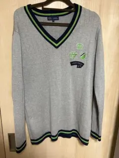 ゴルフウェア　メンズ　長袖　23区　グレイ