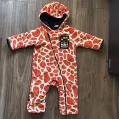 キリン柄フリースアウター 80cm