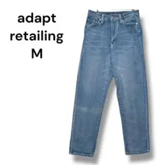 アダプトリテイリング　デニム　ハイウエスト　ストレッチ　Ｍ　ブルー
