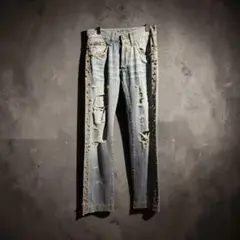 06ss Dolce&Gabbana ハトメレザーデザインデニム archive - メルカリ