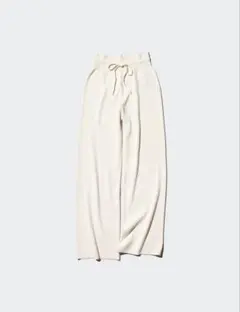 ユニクロ ウォッシャブルニットリブパンツ