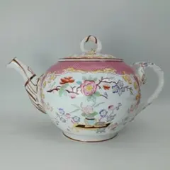 フランス サルグミンヌ ミントン 235 ティーポット ピンク フランス サルグミンヌ ミントン 235 ティーポット ピンク - メルカリ