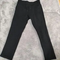 未使用黒いニットパンツ（ナノ・ユニバース？）冬用