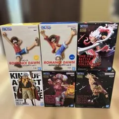 ワンピース ドラゴンボール　プライズフィギュア10体セット。