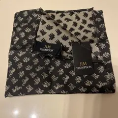 新品JIM THOMPSON ジムトンプソン　絹　シルク100% ポケットチーフ