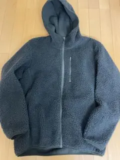 UNIQLO ユニクロ 防風ボアフリースパーカー　L カーキ　メンズ