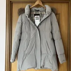 DAKS グレー ダウンジャケット ファー付き　未使用