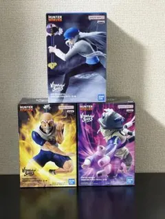 ハンターハンター　ネテロ　メルエム　カイト　フィギュア　3体セット