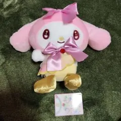 サンリオキャラクターズ いちご新聞50周年 BIGぬいぐるみ　マイメロディ