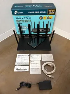 TP-LINK Archer AX73 ルーター 付属品完備 縦置スタンド 美品