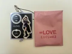 イコラブ ＝LOVE 野口衣織 ミニくじ 黒衣装 アクスタキーホルダー