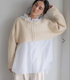 LOWRYSFARM ケーブルメニウェイプルオーバー