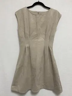 ROYAL PARTY▽ノースリーブ スエードミニワンピース