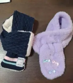 しまむら　キッズ　マフラー2点