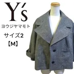 Y's ヨウジヤマモト ウールモッサ ハンドエンブロイダリー ジャケット Mのサムネイル