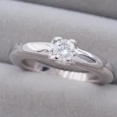 未使用品⭐︎カルティエCartier1895ソリテールダイヤ エンゲージリング 