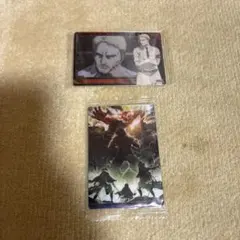 進撃の巨人 メタリックカード ライナー 鎧の巨人 2枚セット