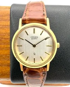 1987年製 高級 CITIZEN QUARTZ 電池交換済 日本製 腕時計 - メルカリ